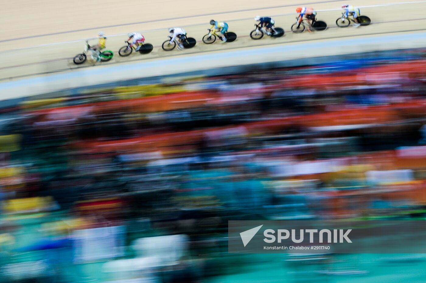 2016 Summer Olympics. Cycling track. Women's keirin