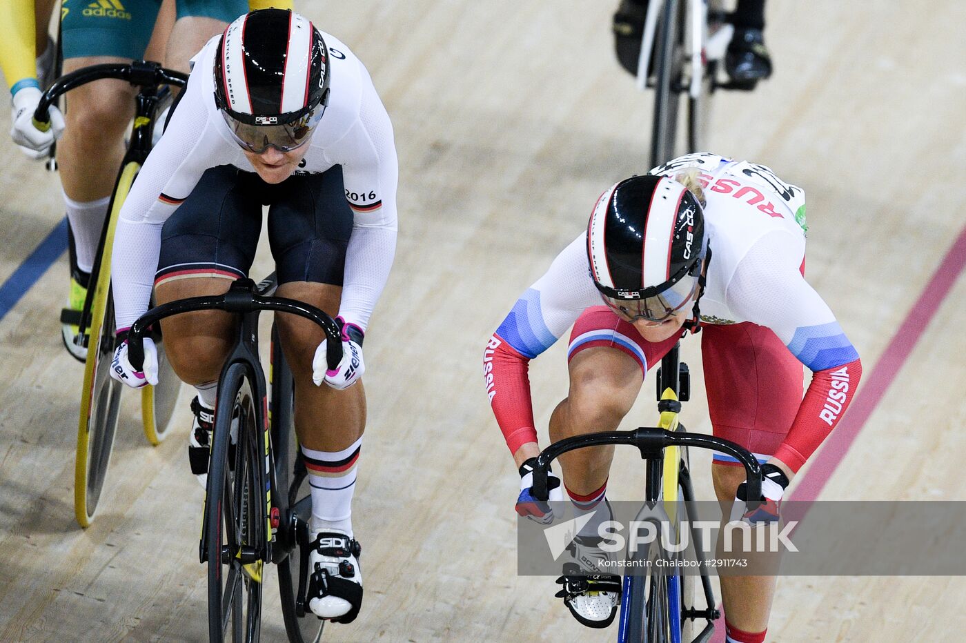 2016 Summer Olympics. Cycling track. Women's keirin