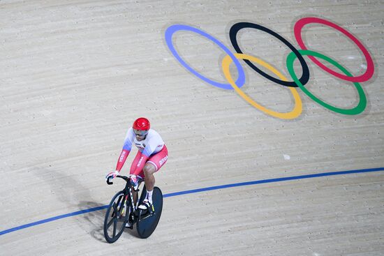 2016 Summer Olympics. Track cycling. Men's sprint semifinal