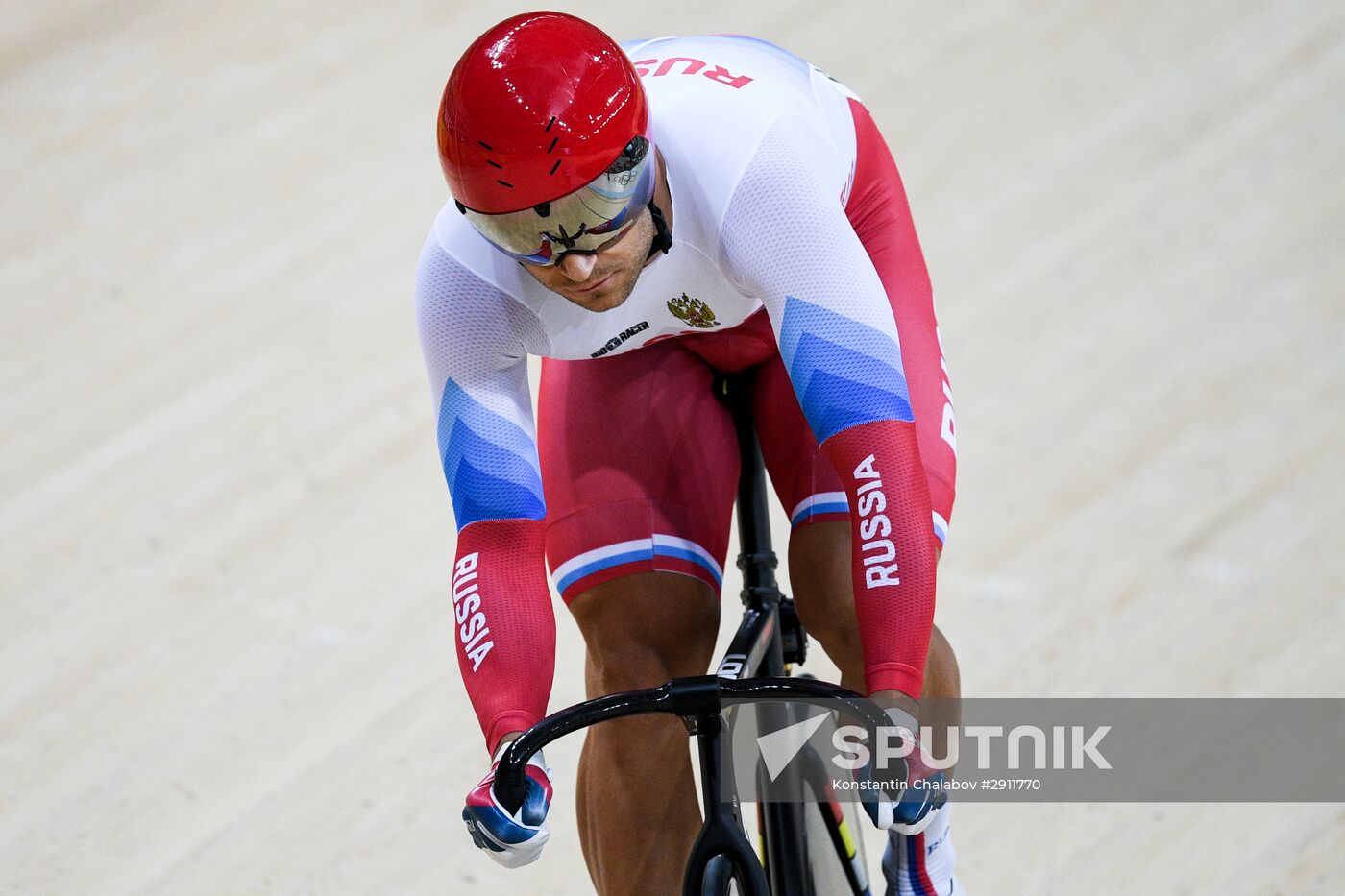 2016 Summer Olympics. Track cycling. Men's sprint semifinal