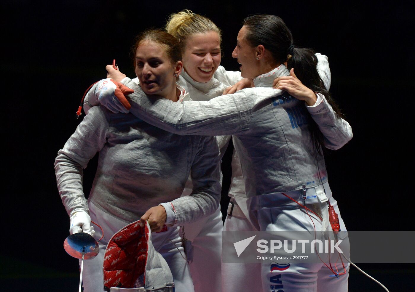 2016 Summer Olympics. Fencing. Women's saber team