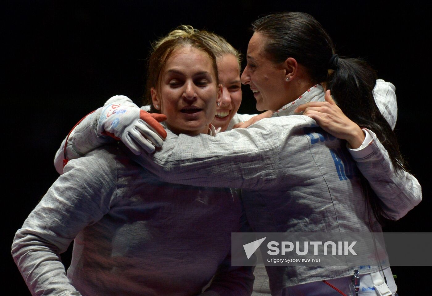 2016 Summer Olympics. Fencing. Women's saber team