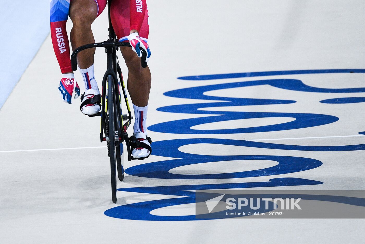 2016 Summer Olympics. Track cycling. Men's sprint semifinal