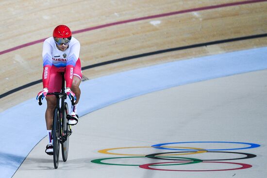 2016 Summer Olympics. Track cycling. Men's sprint semifinal