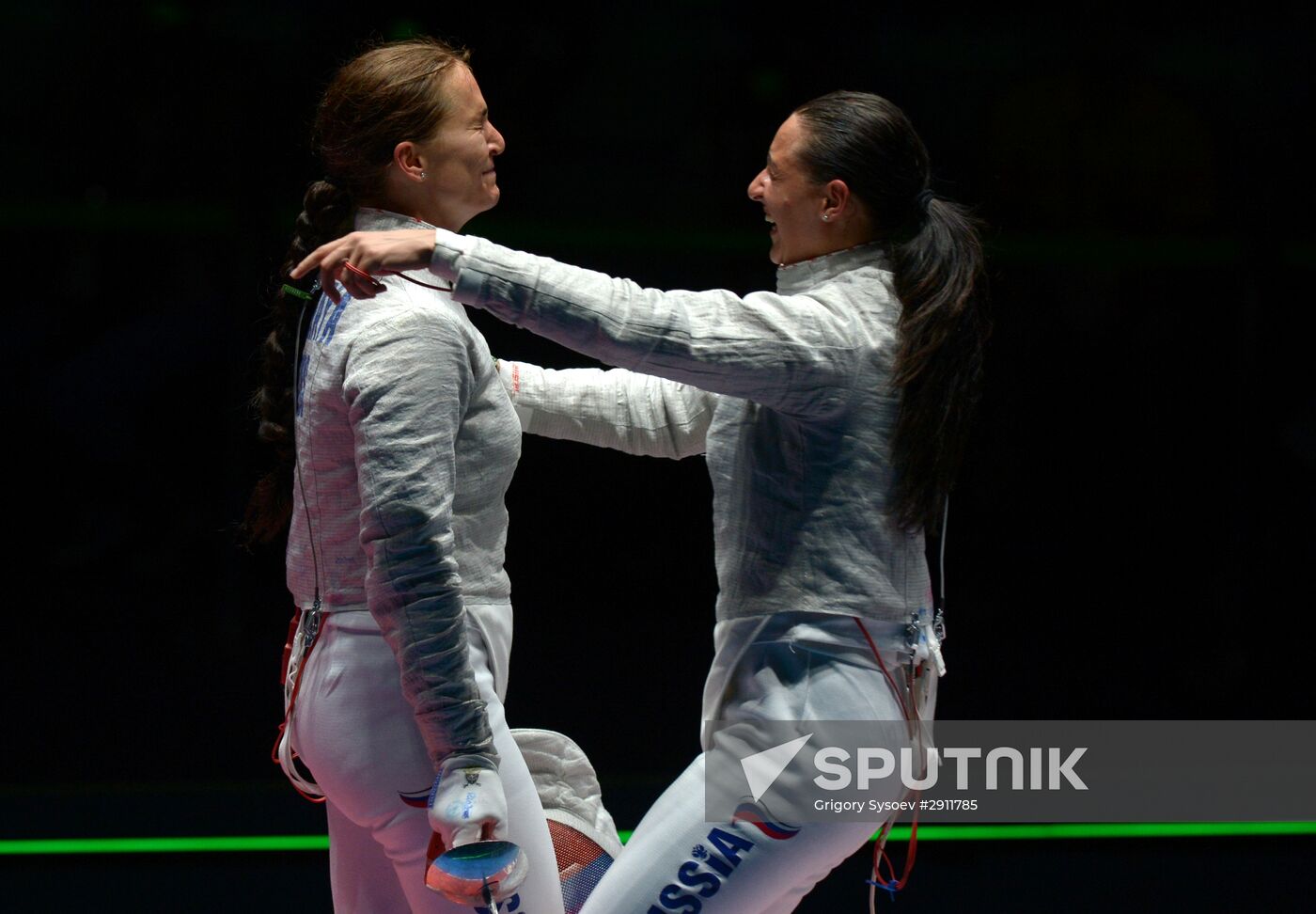 2016 Summer Olympics. Fencing. Women's saber team