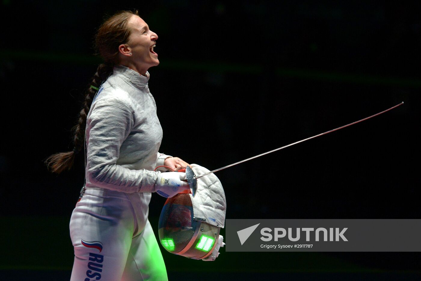 2016 Summer Olympics. Fencing. Women's saber team