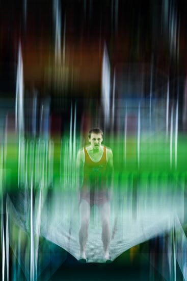 2016 Summer Olympics. Trampoline Gymnastics. Men