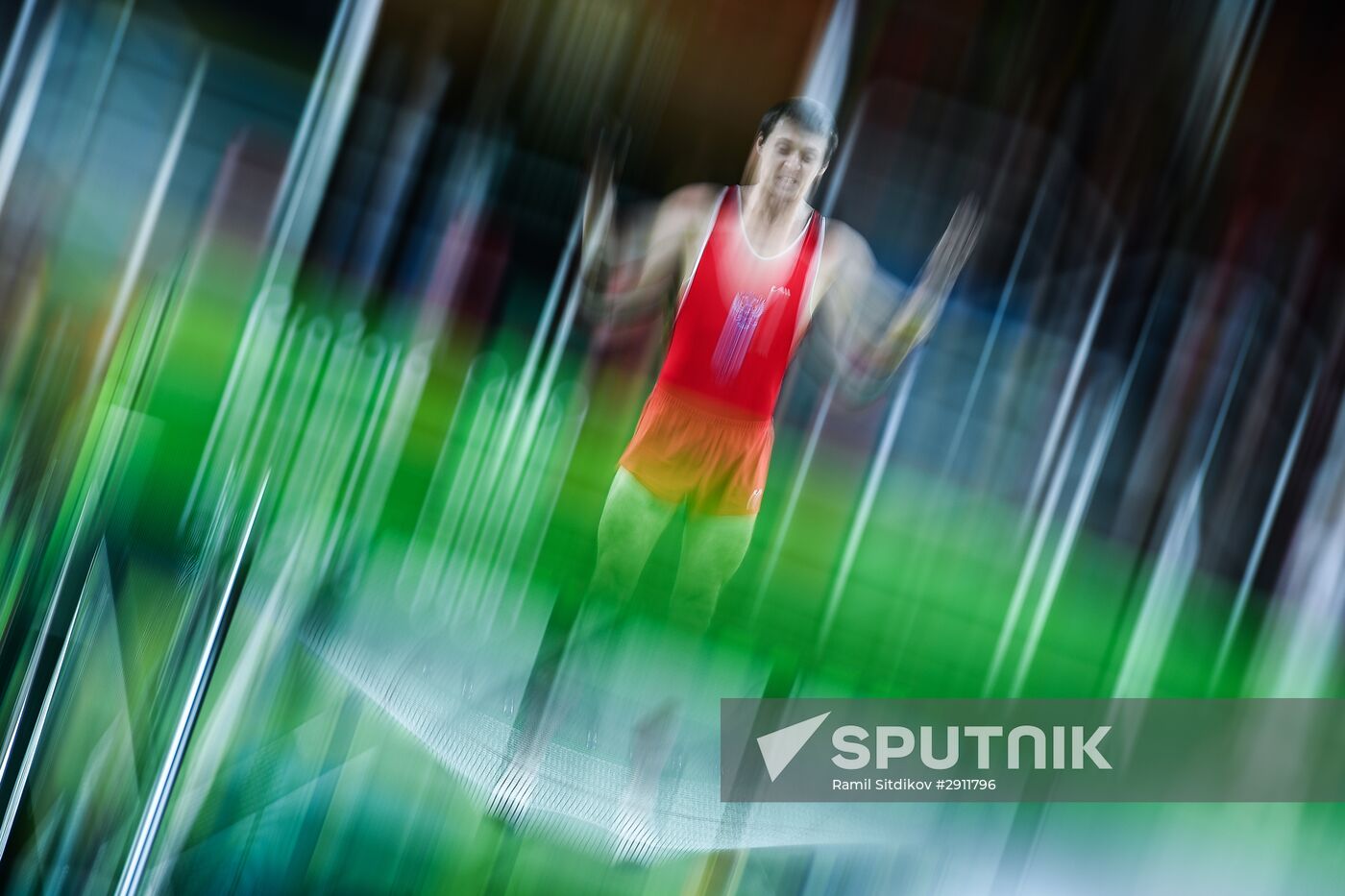 2016 Summer Olympics. Trampoline Gymnastics. Men
