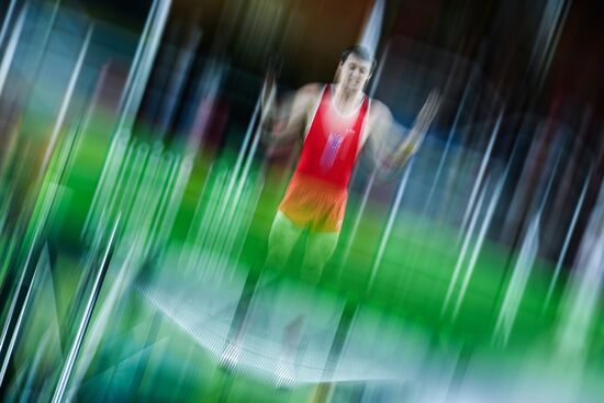 2016 Summer Olympics. Trampoline Gymnastics. Men