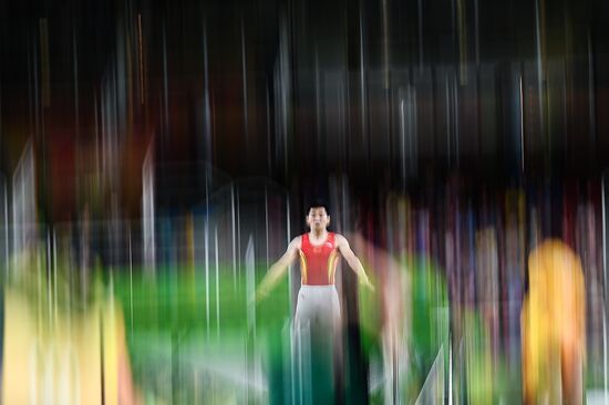 2016 Summer Olympics. Trampoline Gymnastics. Men