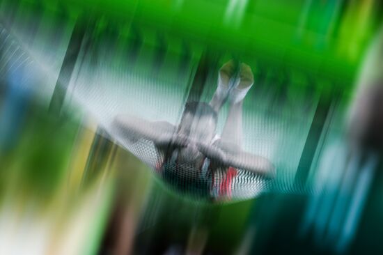 2016 Summer Olympics. Trampoline Gymnastics. Men