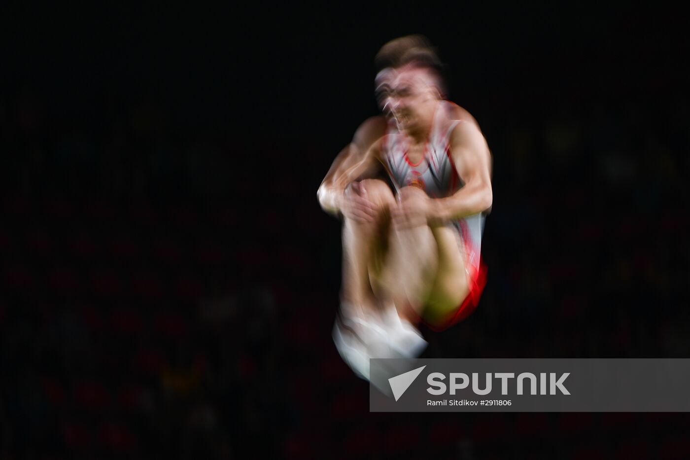 2016 Summer Olympics. Trampoline Gymnastics. Men