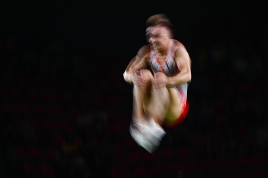 2016 Summer Olympics. Trampoline Gymnastics. Men