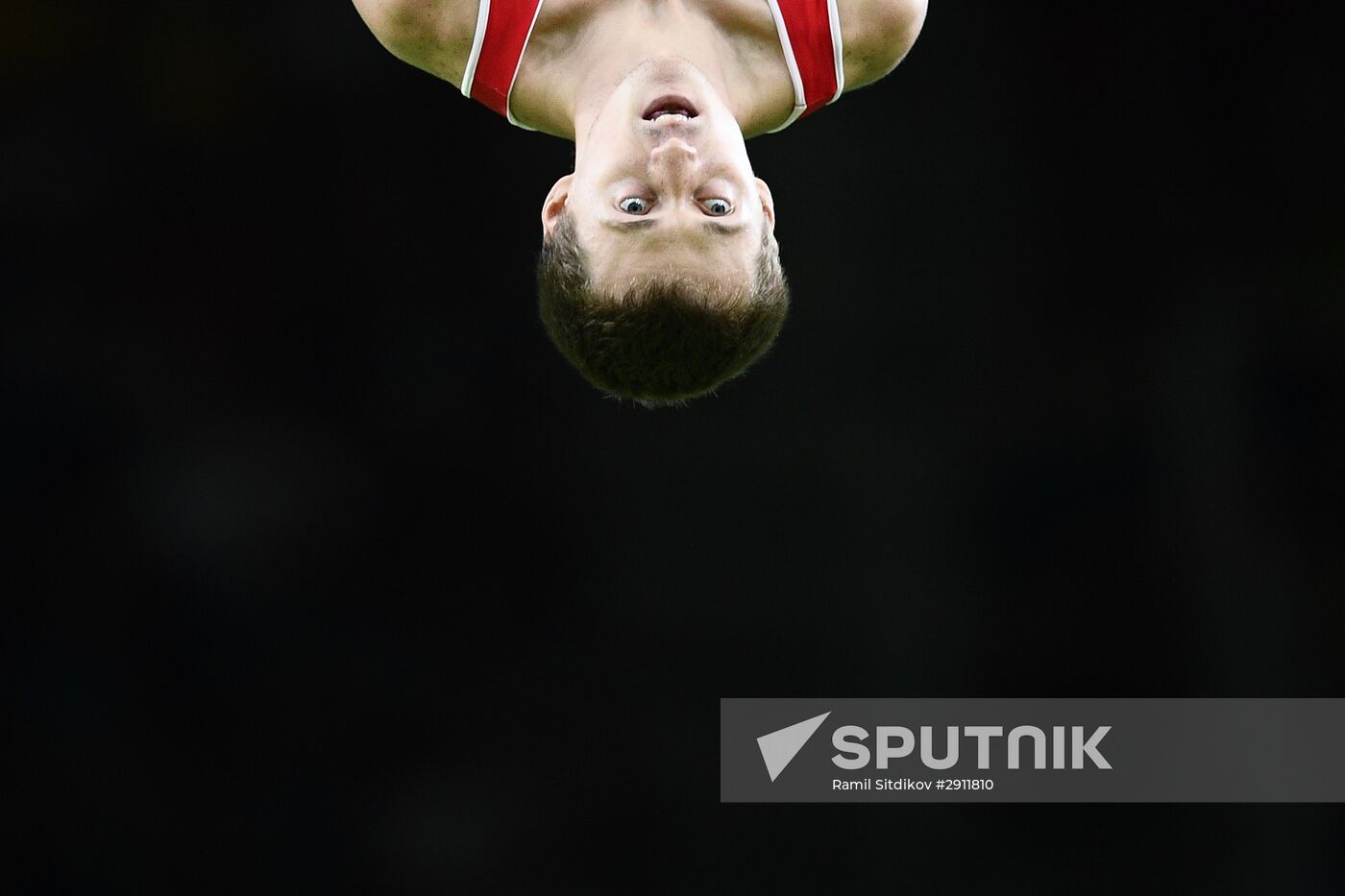 2016 Summer Olympics. Trampoline Gymnastics. Men