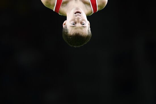 2016 Summer Olympics. Trampoline Gymnastics. Men