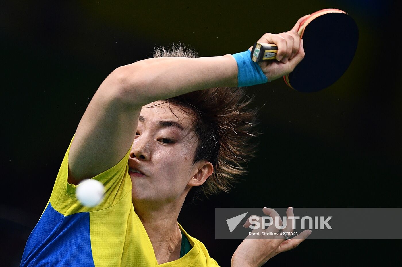 2016 Summer Olympics. Table tennis. Women's team event. Day Two