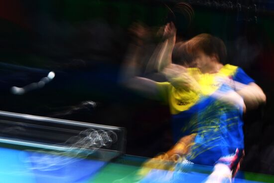 2016 Summer Olympics. Table tennis. Women's team event. Day Two