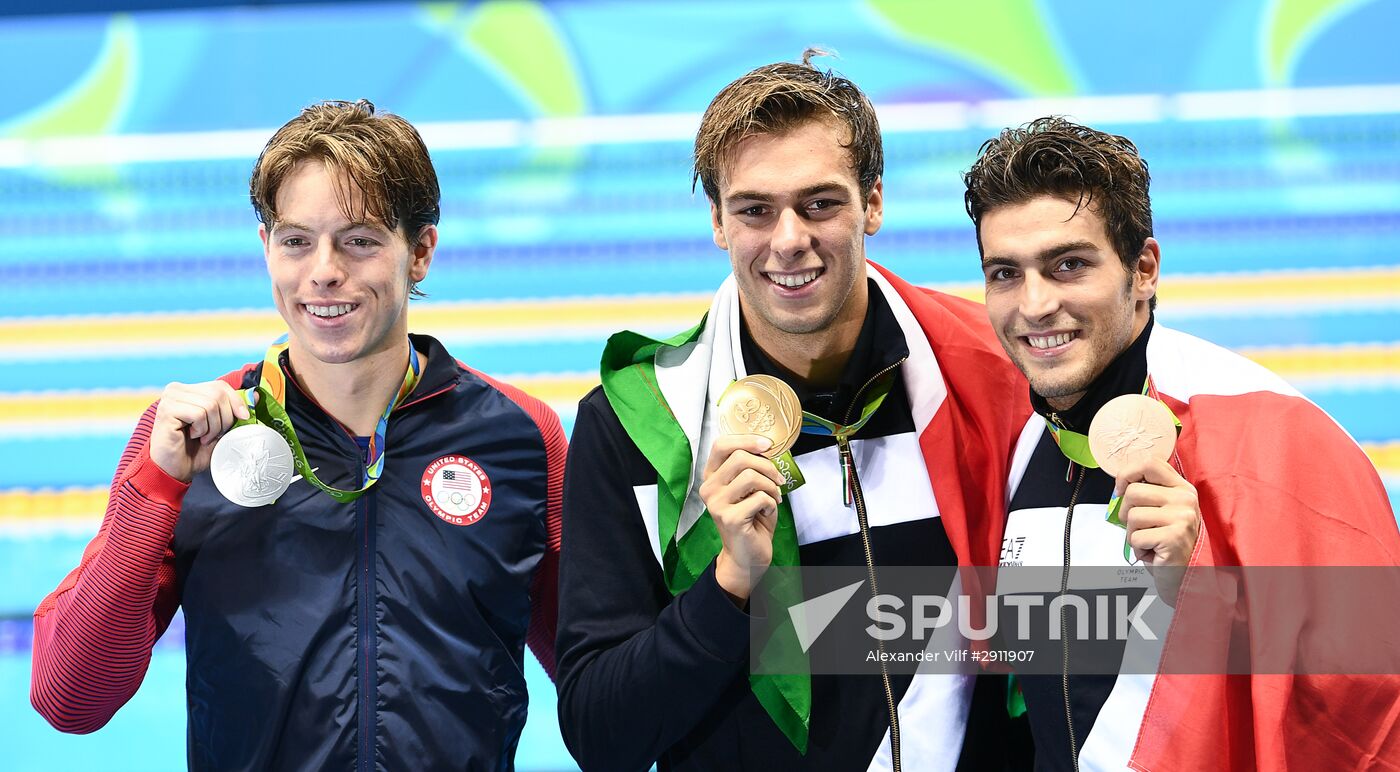 2016 Summer Olympics. Swimming. Day Eight