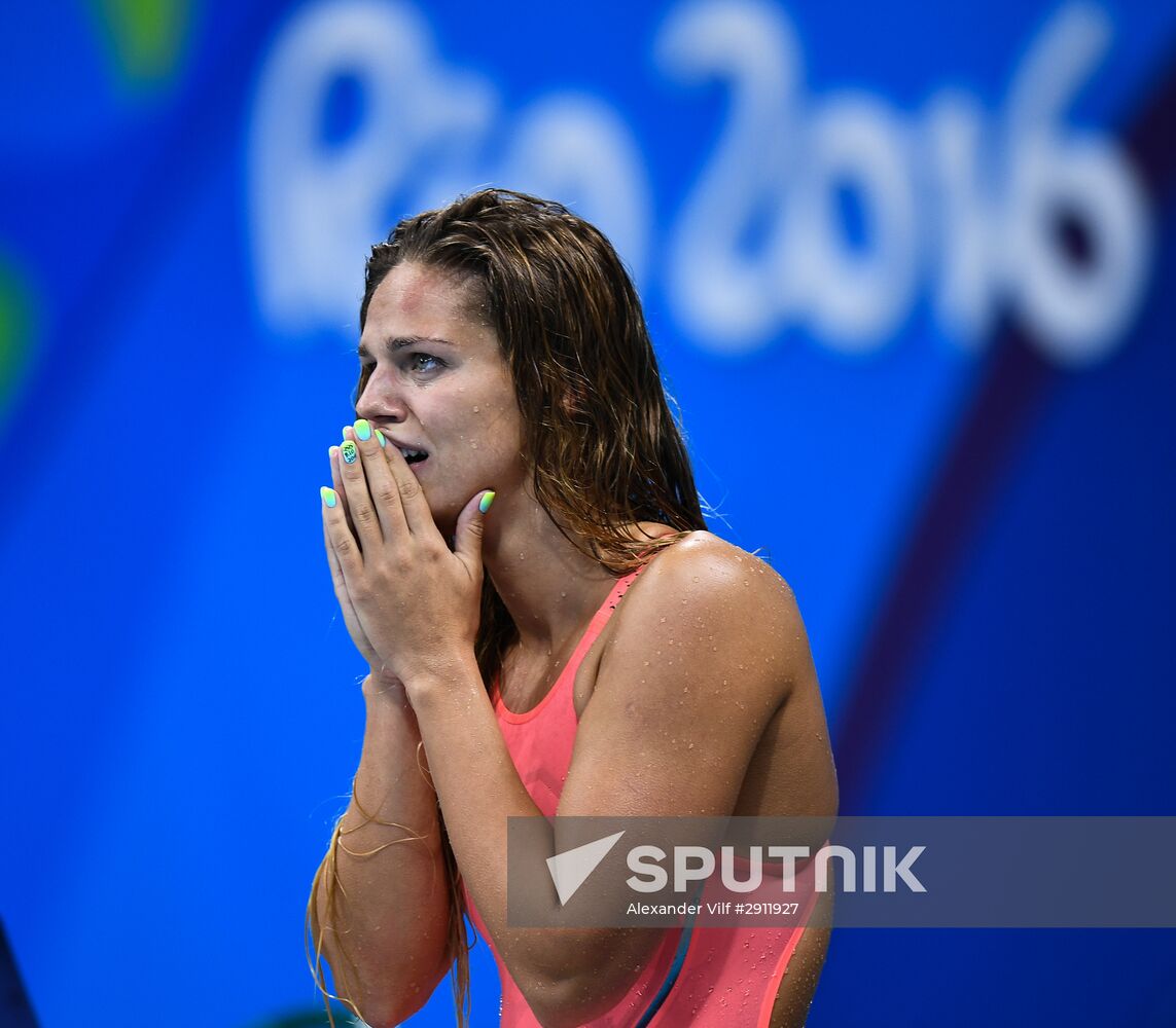 2016 Summer Olympics. Swimming. Day Eight