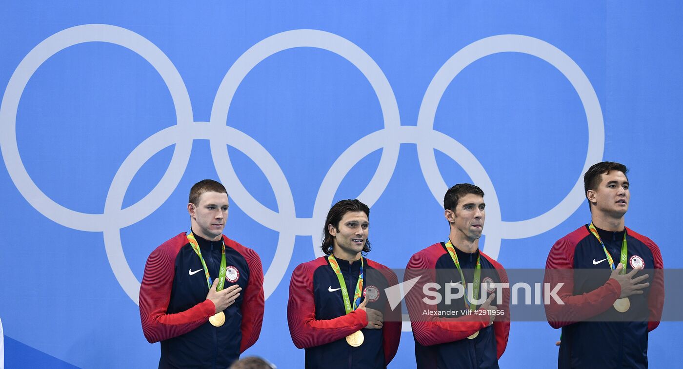 2016 Summer Olympics. Swimming. Day Eight