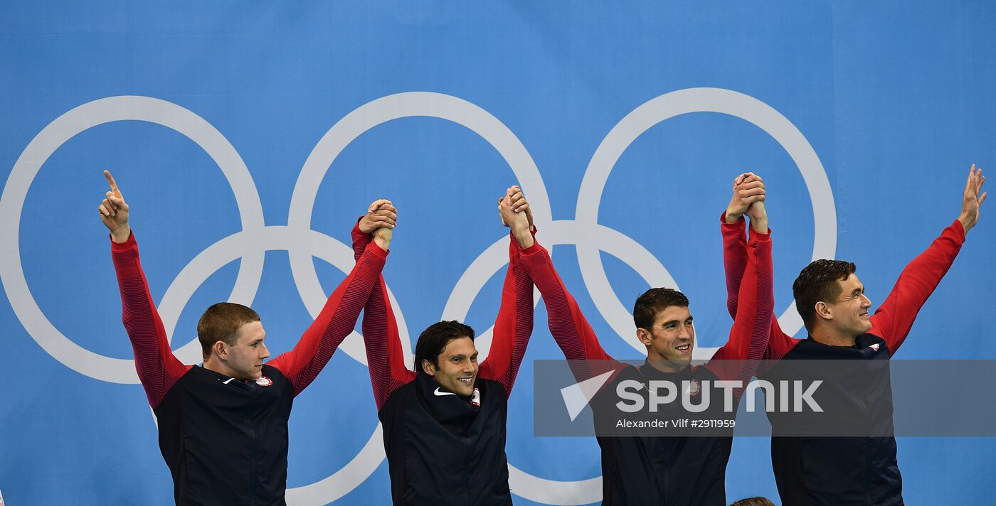2016 Summer Olympics. Swimming. Day Eight
