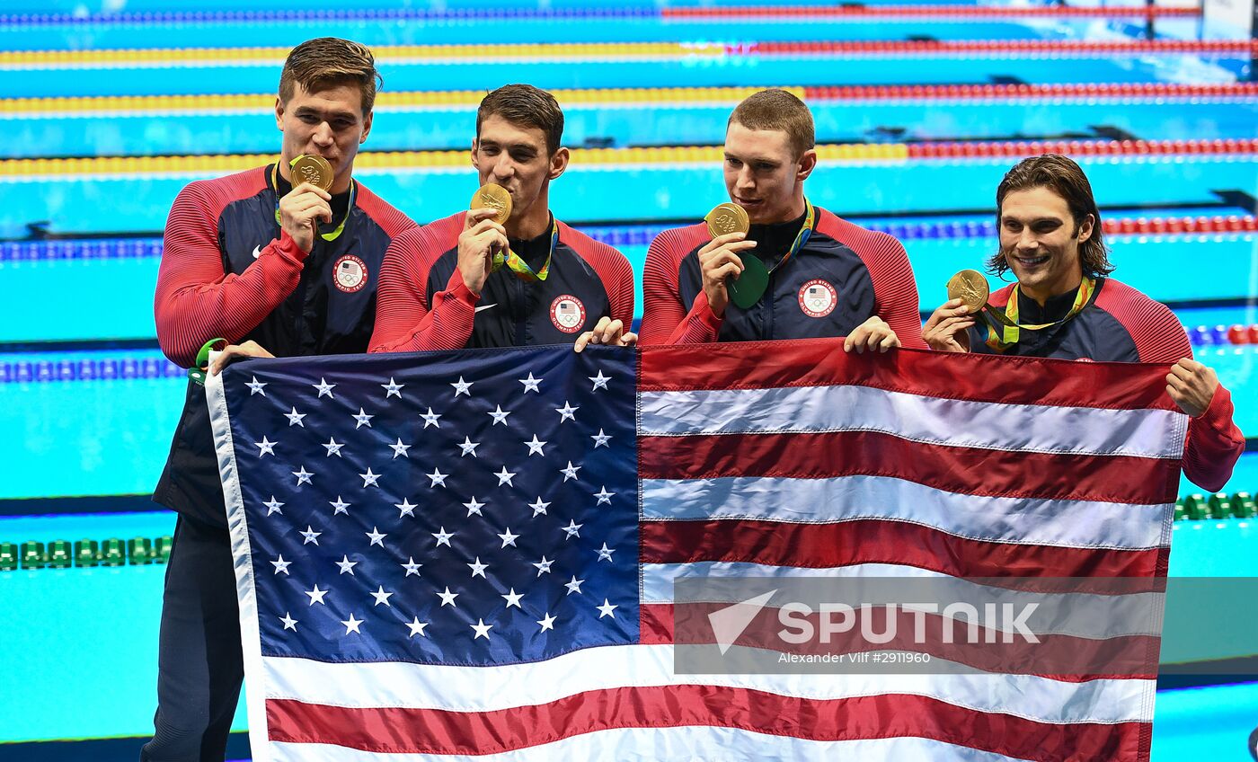 2016 Summer Olympics. Swimming. Day Eight