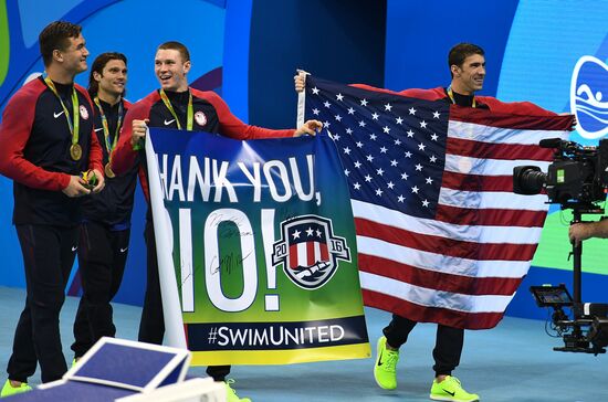 2016 Summer Olympics. Swimming. Day Eight