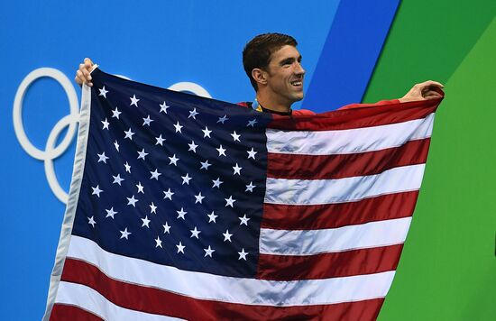 2016 Summer Olympics. Swimming. Day Eight