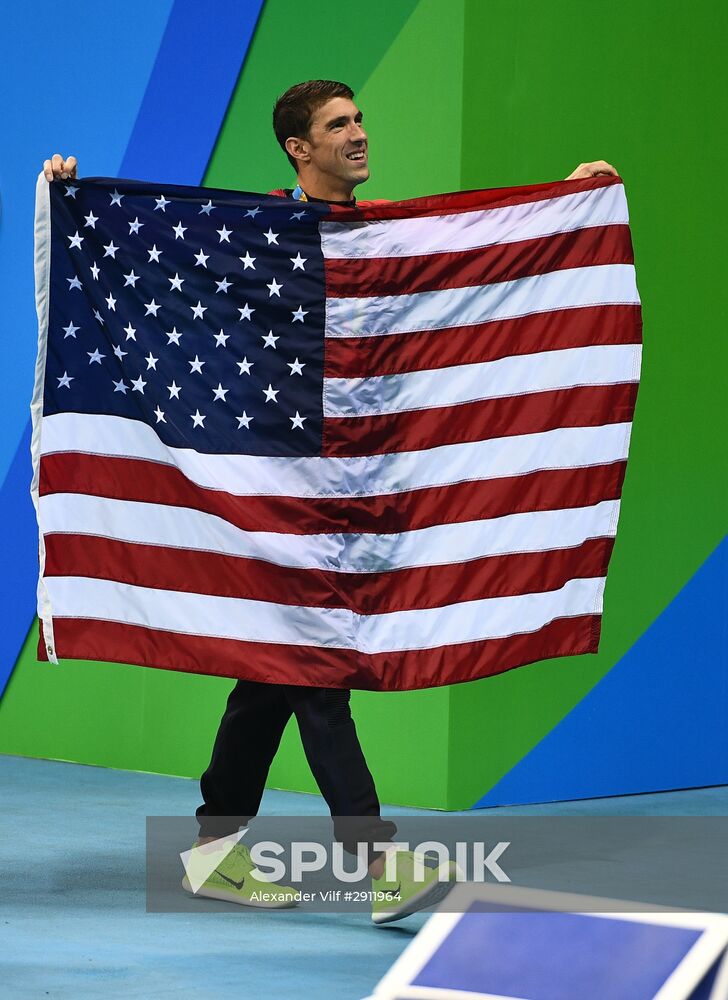 2016 Summer Olympics. Swimming. Day Eight