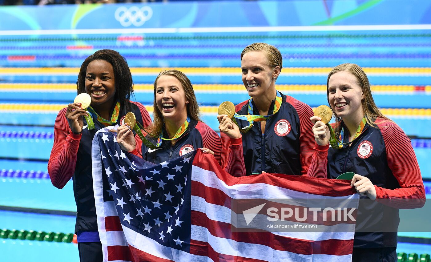 2016 Summer Olympics. Swimming. Day Eight