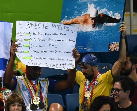 2016 Summer Olympics. Swimming. Day Eight