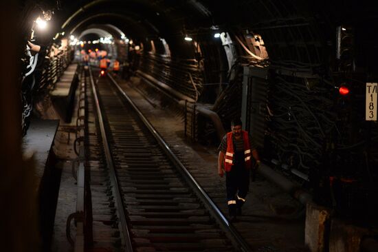 Repairs on central part of Moscow metro's Zamoskvoretskaya Line