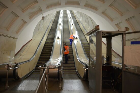Repairs on central part of Moscow metro's Zamoskvoretskaya Line