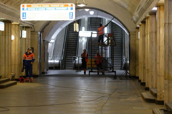Repairs on central part of Moscow metro's Zamoskvoretskaya Line