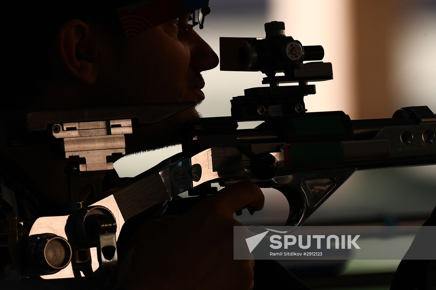 2016 Summer Olympics. Shooting sport. Men's 50m rifle 3 positions