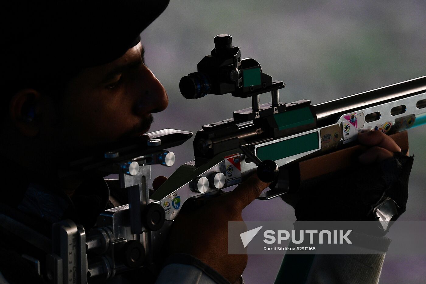 2016 Summer Olympics. Shooting sport. Men's 50m rifle 3 positions