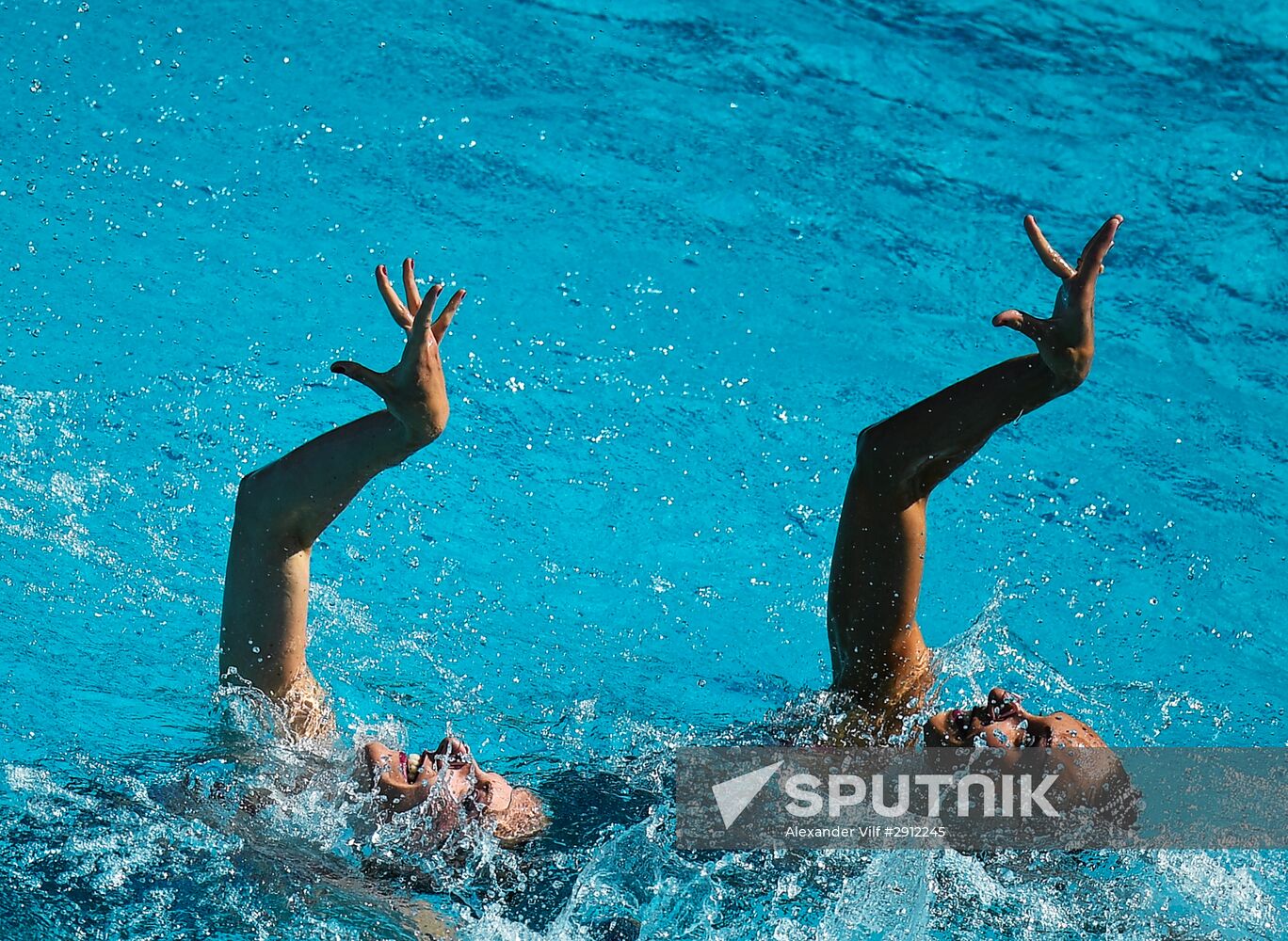 2016 Summer Olympics. Synchronized swimming. Women's duet. Free program. Qualification