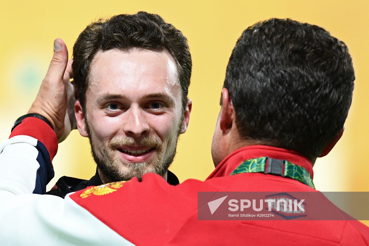 2016 Summer Olympics. Shooting sport. Men's 50m rifle 3 positions