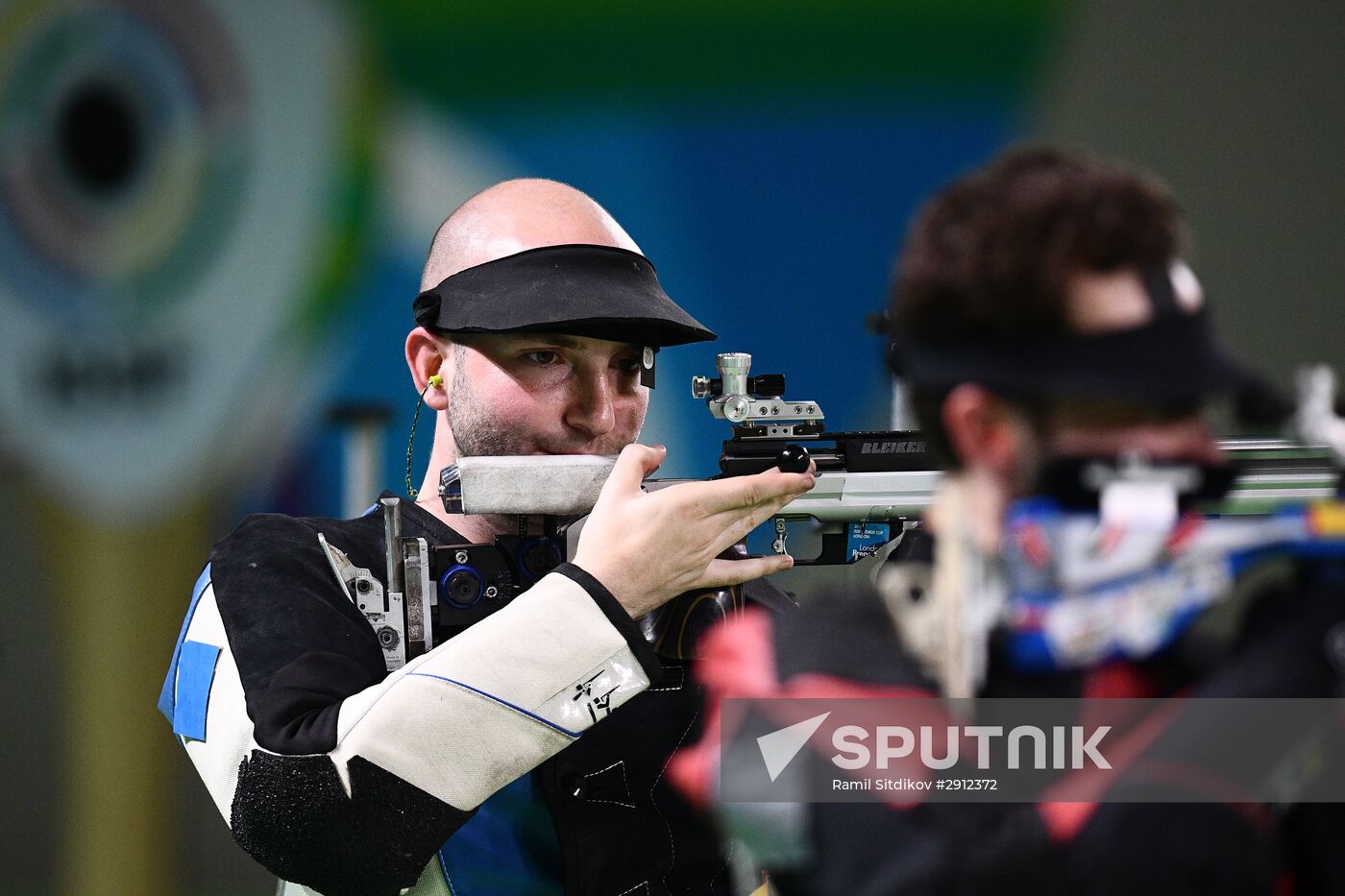 2016 Summer Olympics. Shooting sport. Men's 50m rifle 3 positions