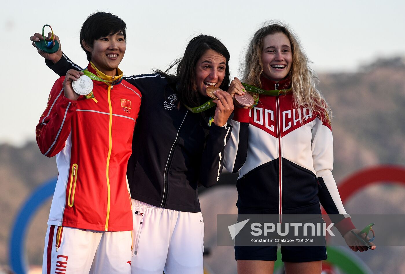 2016 Summer Olympics. Sailing. RS:X. Finals