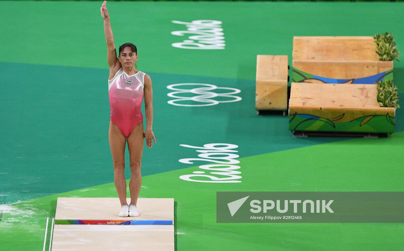 2016 Summer Olympics. Artistic gymnastics. Women. Vault