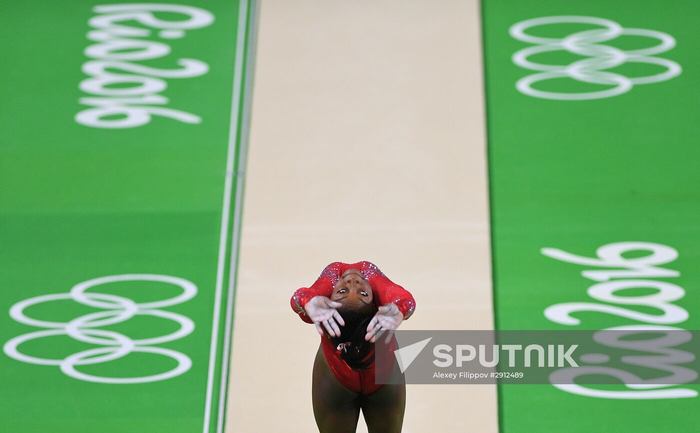 2016 Summer Olympics. Artistic gymnastics. Women. Vault