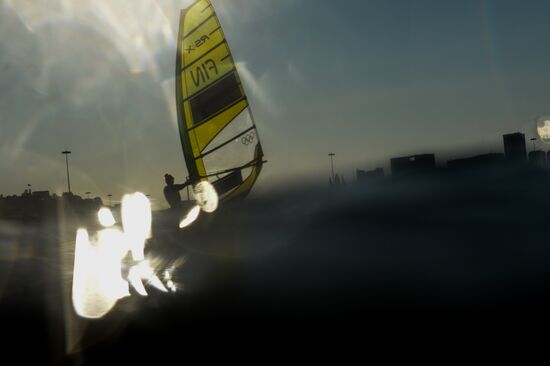 2016 Summer Olympics. Sailing. RS:X. Finals