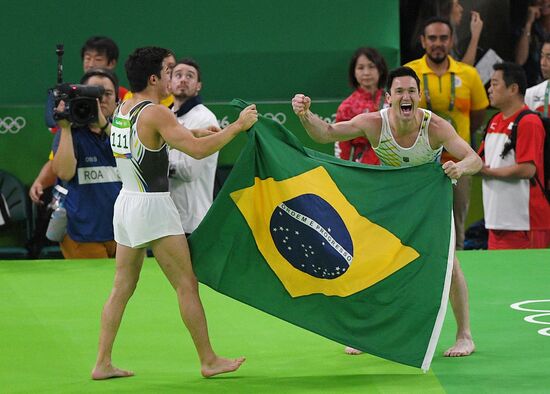 2016 Summer Olympics. Artistic gymnastics. Men. Floor exercise