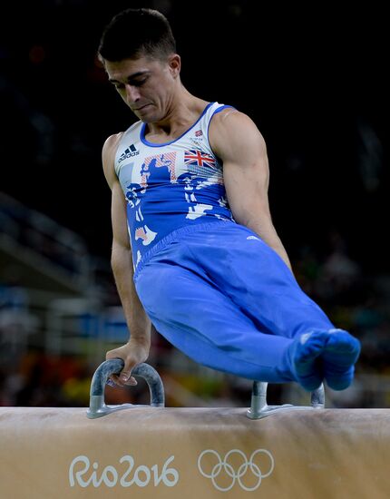 2016 Summer Olympics. Artistic gymnastics. Men. Pommel horse