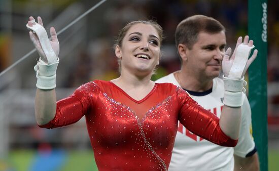 2016 Summer Olympics. Artistic gymnastics. Women. Uneven bars
