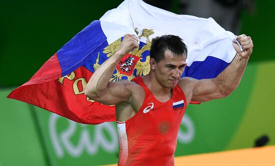 2016 Summer Olympics. Greco-Roman wrestling. Day One