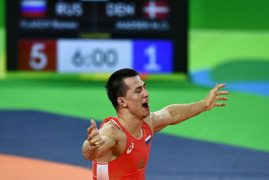 2016 Summer Olympics. Greco-Roman wrestling. Day One