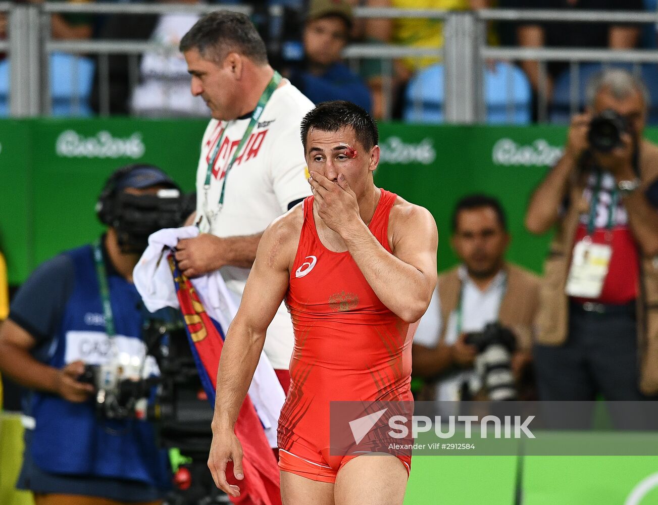 2016 Summer Olympics. Greco-Roman wrestling. Day One
