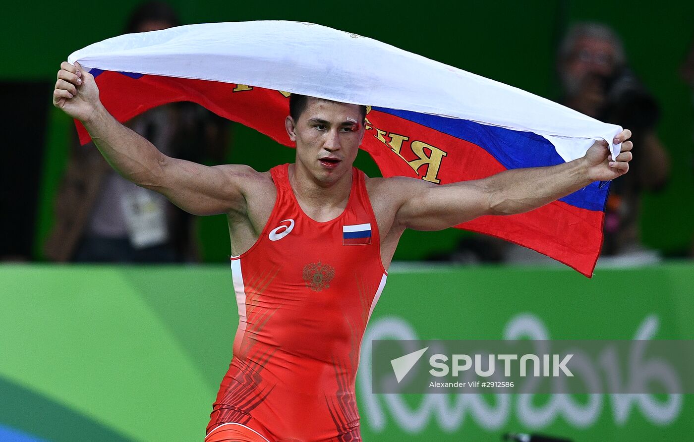 2016 Summer Olympics. Greco-Roman wrestling. Day One